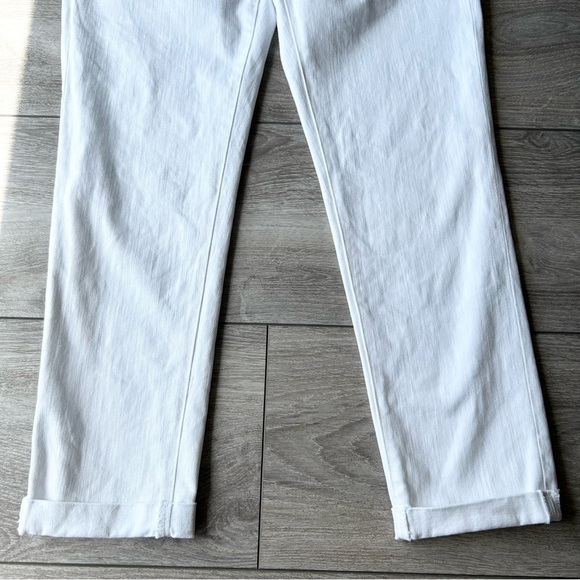 AG Adriano Goldschmied The Stilt Roll-Up  Cigarette Roll Up Jeans in White - Picture 16 of 16
